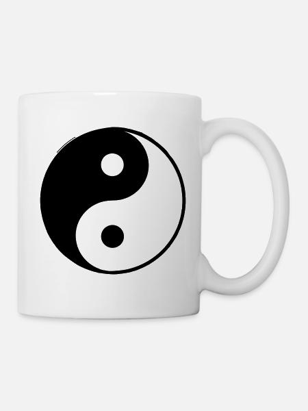Ying Yang - Tasse - Weiß