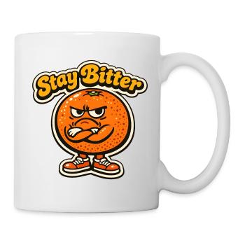 Stay Bitter: Angry Orange - Mug - white - Right