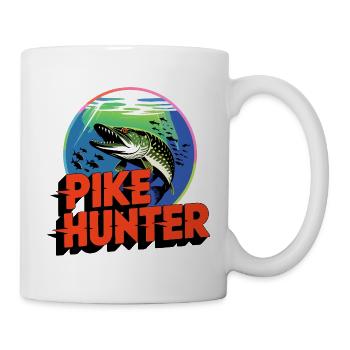 Hecht Fang Design - Tasse - Weiß - Rechts