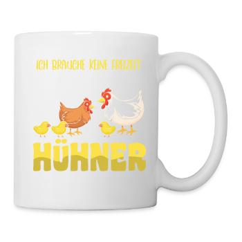 Hühnerflüsterer Huhn Hühnerhalter Hühner - Tasse - Weiß - Rechts