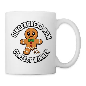 Lauréat du concours Gingerbread Man, Funny B - Mug blanc - blanc - Droite