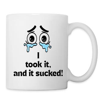 I Took It And It Sucked Funny Photography Print - Mug - white - Right