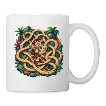 Chemin Perdu dans la Jungle - Mug blanc - blanc - Droite