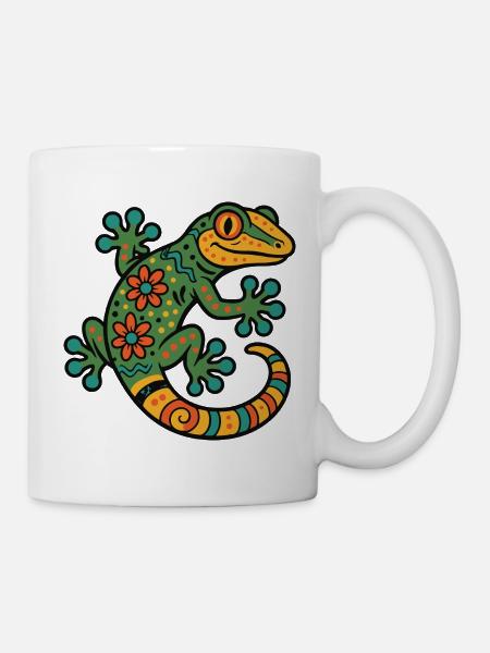 Gecko Mexico - Tasse - Weiß