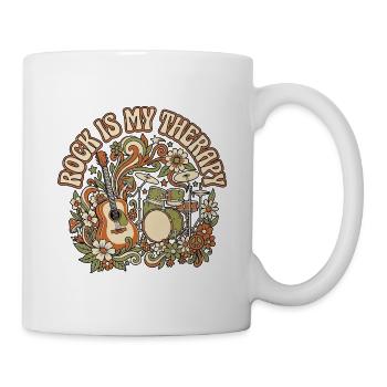 Rock Therapy Retro Vintage - Mug - white - Right
