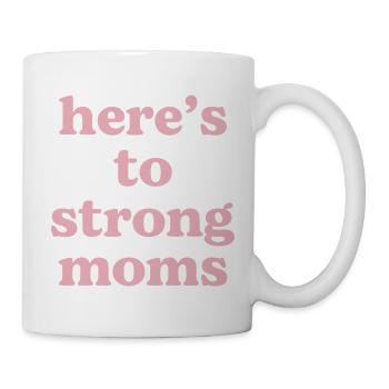 Conception typographique Strong Mothers - Mug blanc - blanc - Droite
