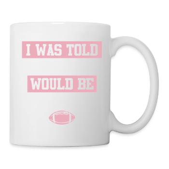 On m’a dit : Il y aurait des en-cas - Mug blanc - blanc - Droite
