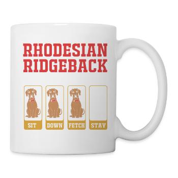 Rhodésian Ridgeback - Mug blanc - blanc - Droite