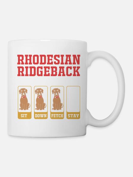 Rhodesian Ridgeback - Tasse - Weiß