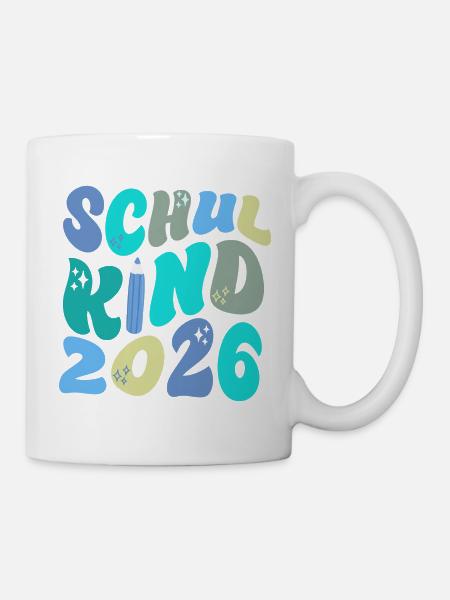 Einschulung – Bunte Schulstart Edition - Tasse - Weiß