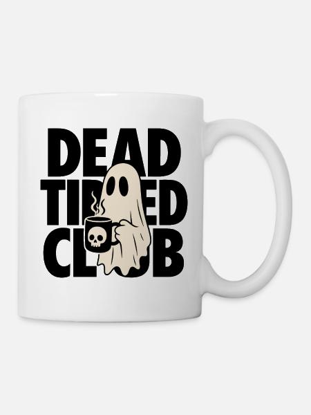 Coffee Ghost Spooky Morning - Tasse - Weiß