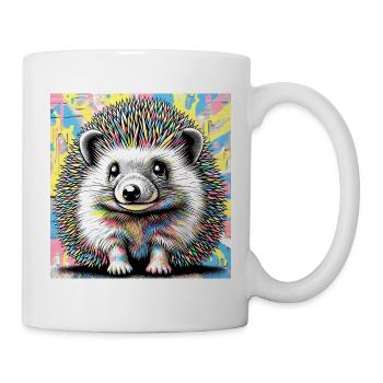 Igel - Tasse - Weiß - Rechts