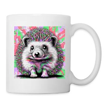 hérisson - Mug blanc - blanc - Droite