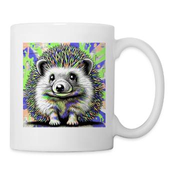 Igel - Tasse - Weiß - Rechts