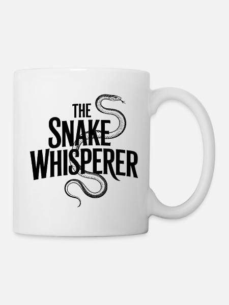 Der Schlangenflüsterer - Tasse - Weiß