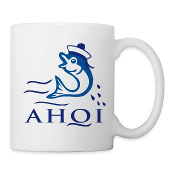 Ahoi Fisch - Tasse - Weiß - Rechts