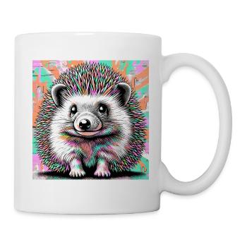 Igel - Tasse - Weiß - Rechts