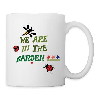 Nous sommes dans le jardin - Mug blanc - blanc - Droite