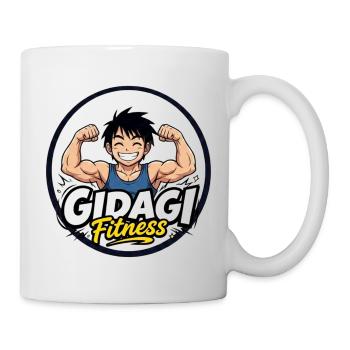 GIDAGI Fitness logo prints - Mug - white - Right