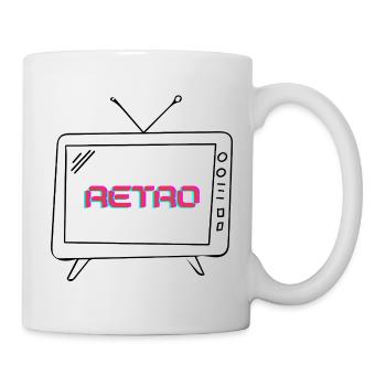 Retro Neon Glitch - Mug - white - Right