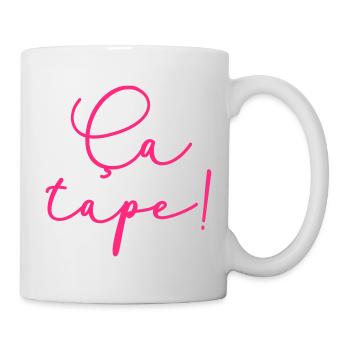 ça tape - quelle chaleur - Mug blanc - blanc - Droite