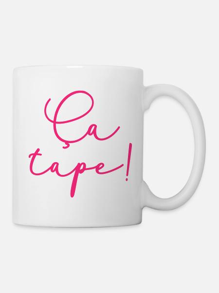 Es trifft – Welche Hitze - Tasse - Weiß