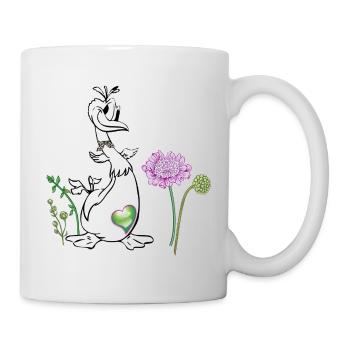 Duck in the meadow - Mug - white - Right