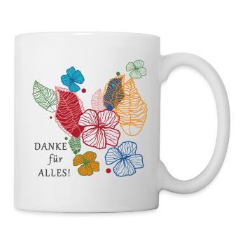 Danke für alles  - Tasse - Weiß - Rechts