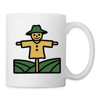Scarecrow Field Icon - Mug - white - Right