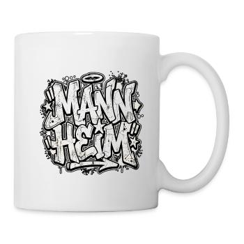 Mannheim Graffiti Hip Hop - Tasse - Weiß - Rechts