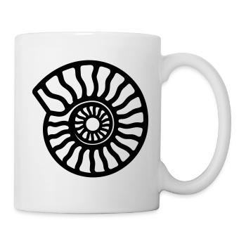 ammonite - Mug blanc - blanc - Droite