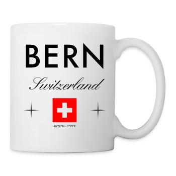 Berne Suisse coordonne un souvenir de voyage - Mug blanc - blanc - Droite