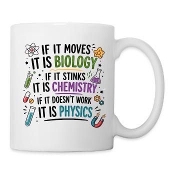 Funny Science Teacher Gift - Mug - white - Right