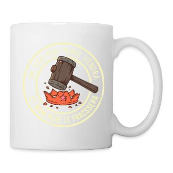 Papa Protecteur Prince Viendra Marteau Humour - Mug blanc - blanc - Droite