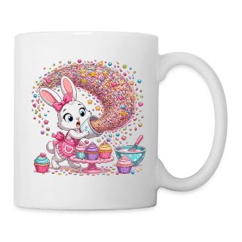 Bunny Baking Magic with Sprinkles - Mug - white - Right