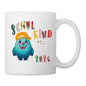 Einschulung  2026 - Tasse - Weiß - Rechts