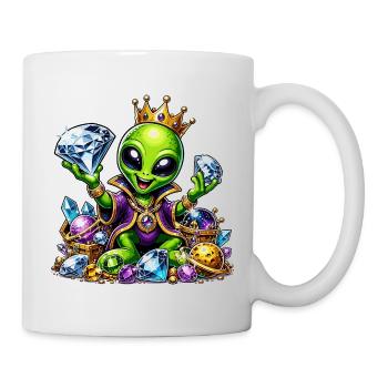 Prince Alien aux Couronnes de Diamant - Mug blanc - blanc - Droite