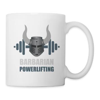 Entraînement de powerlifting Barbarian Warrior - Mug blanc - blanc - Droite