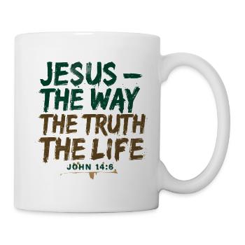 Jesus The Way The Truth The Life - Mug - white - Right