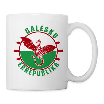 Galesko Errepublika - Welsh Republic - Mug - white - Right