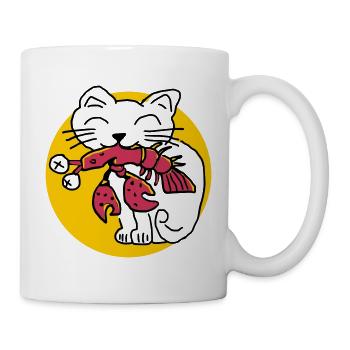 CancerCat - Tasse - Weiß - Rechts