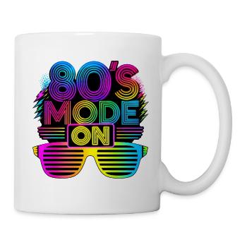This Is My 80's Costume 80er Jahre - Tasse - Weiß - Rechts
