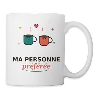 Ma Personne Préférée Tasses Amoureuses - Mug blanc - blanc - Droite