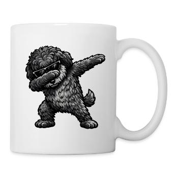 Dabbing Schafpudel - Tasse - Weiß - Rechts