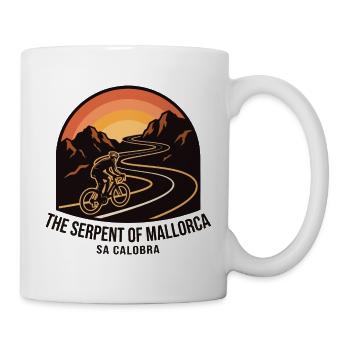 The Serpent of Mallorca Cycling Art - Mug - white - Right