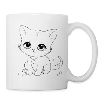 Bitte laden Sie das Bild herunter - Tasse - Weiß - Rechts
