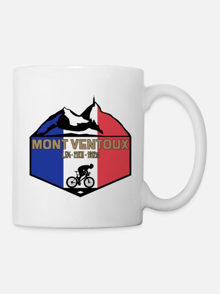 Mount Ventoux Deluxe - Tasse - Weiß