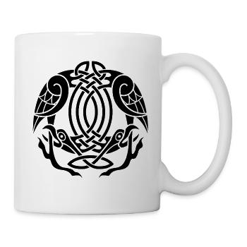 Celtic Eagles (Black) - Mug - white - Right