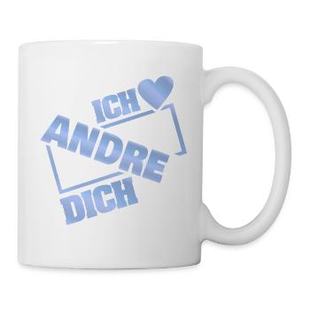 Andre als Liebe - Tasse - Weiß - Rechts