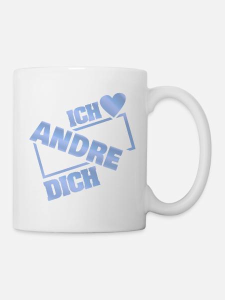 Andre als Liebe - Tasse - Weiß